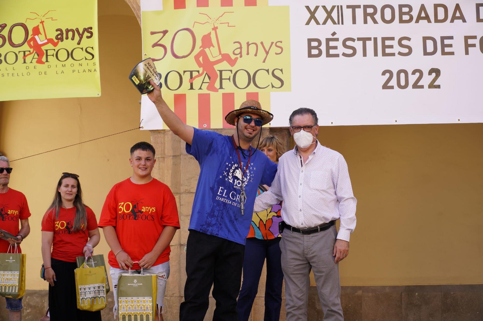 Castelló celebra la XXII Trobada de Bèsties de Foc