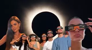 De María Lamela a Alexia Rivas: así han vivido nuestras famosas el eclipse total de sol en vivo y directo desde diferentes puntos de España: "Este momento va a ser imposible de superar"
