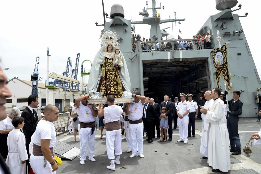 Procesión marítima de la Virgen del Carmen