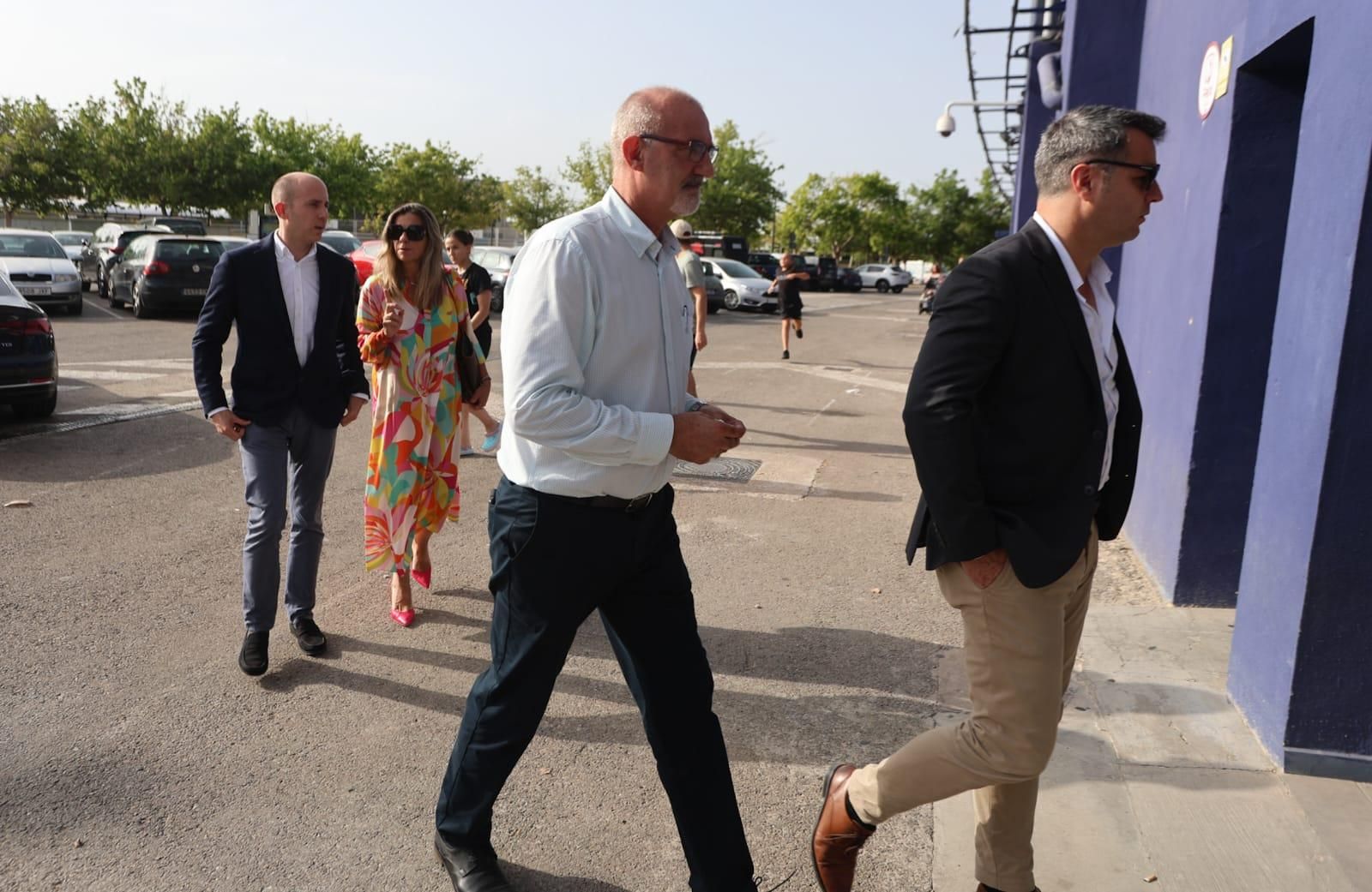 Representantes de La Liga llegan al Estadi Ciutat de València