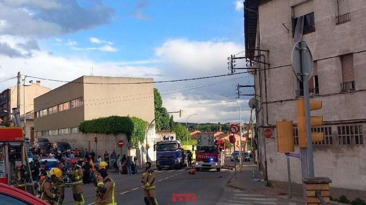 Un incendio en una vivienda en Roda de Ter (Barcelona)