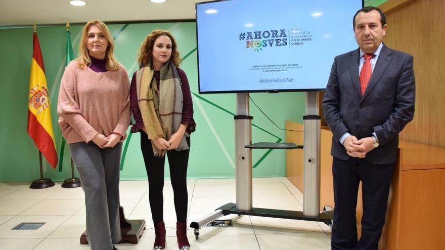 Ana Isabel González, Noelia Suárez y José Luis Ruiz Espejo presentaron ayer la campaña.