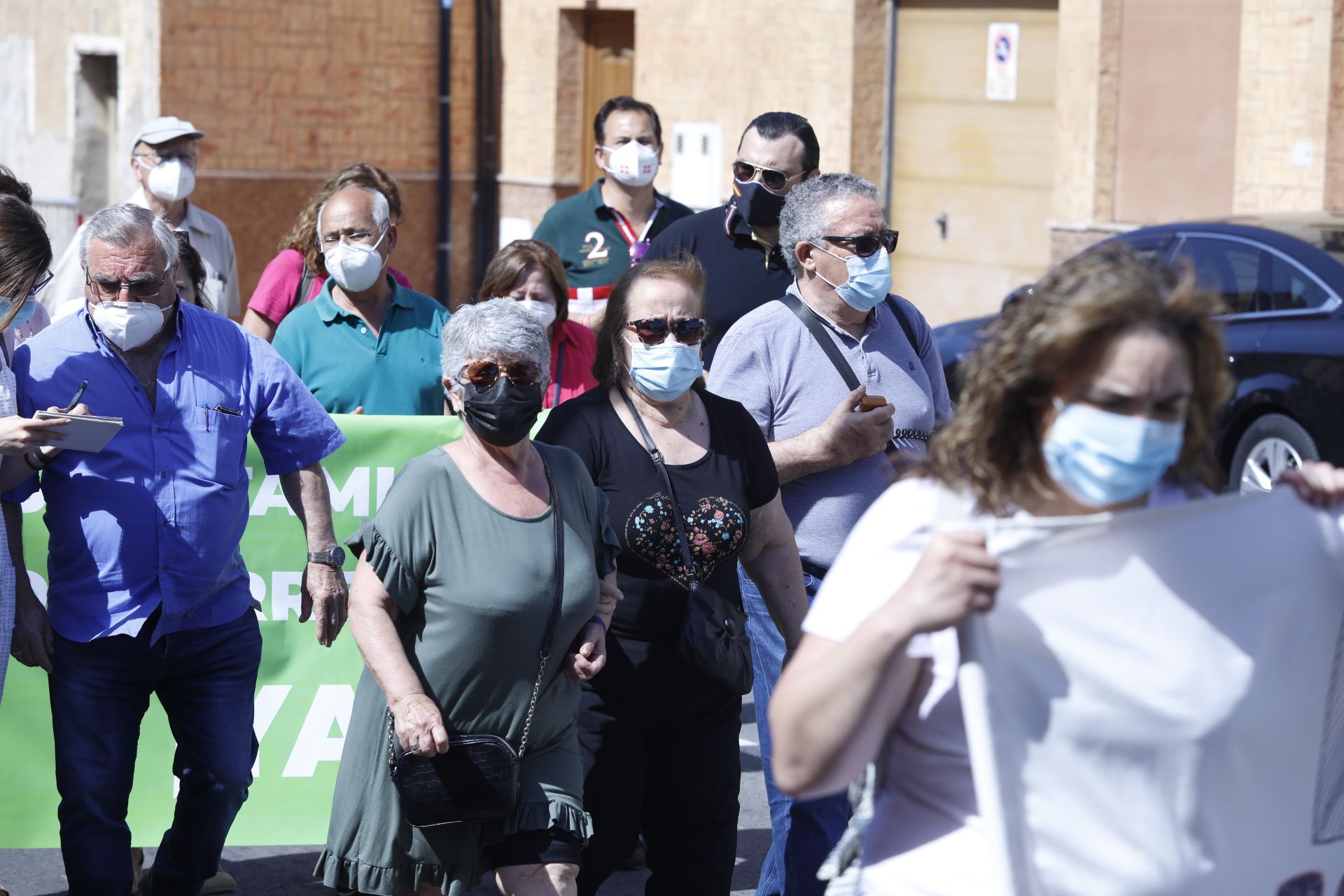 Protesta en Torreciega por la descontaminación del suelo