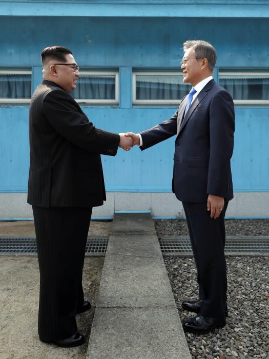 Encuentro entre Kim Jong-un y Moon Jae-in