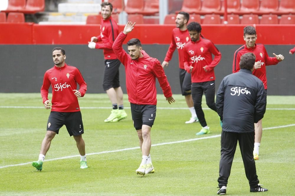 Entrenamiento del Sporting