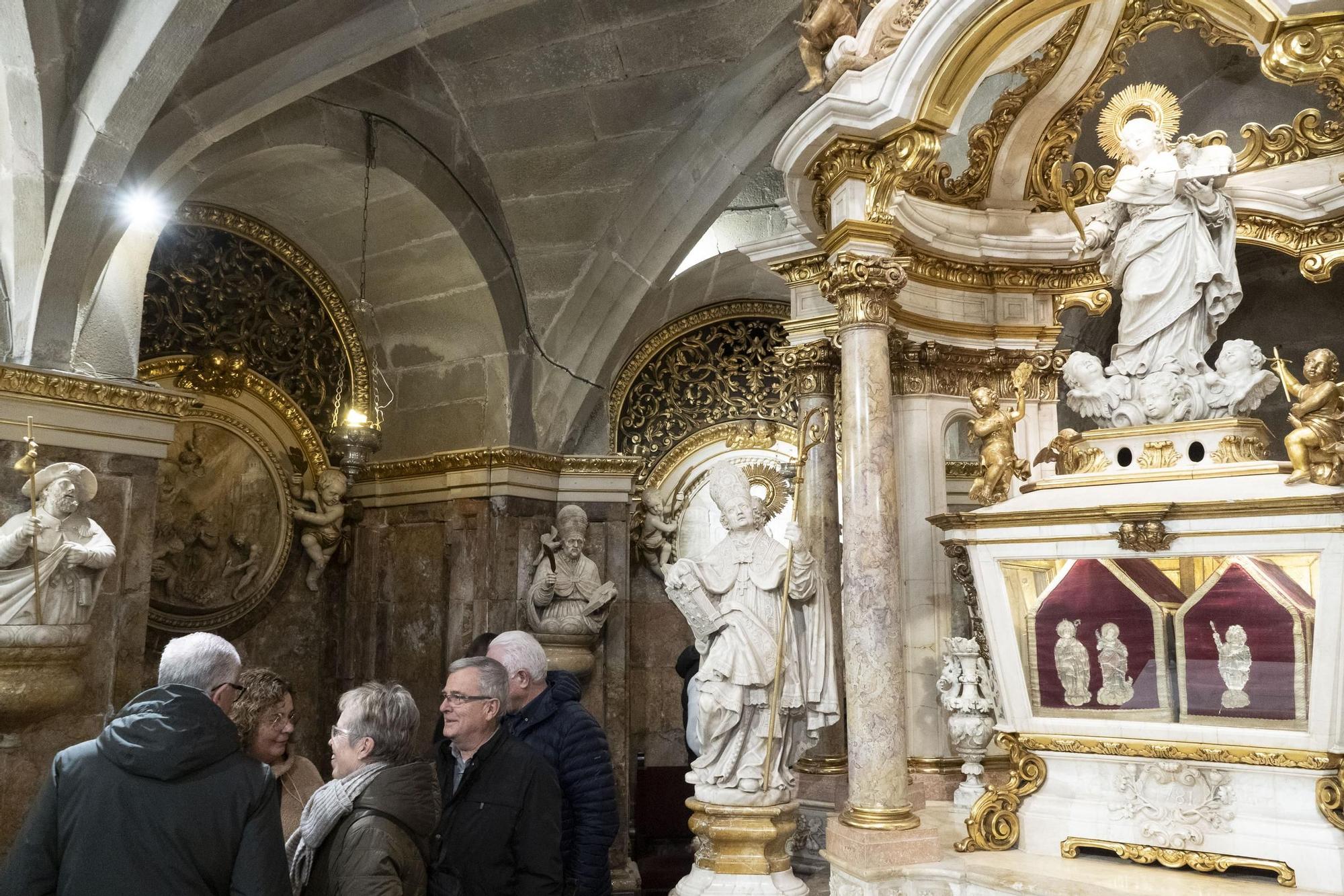 Homenatge a Pere Roca i Fius, "decorador", per la seva dedicació a la basílica de la Seu