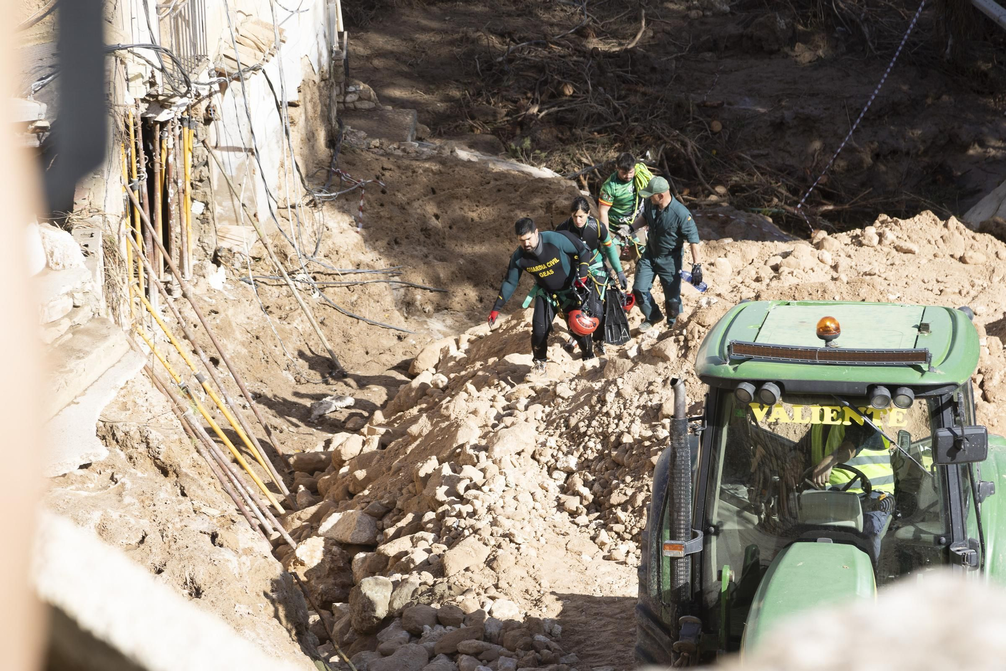 El pueblo de Letur sigue devastado este jueves  tras las fuertes inundaciones