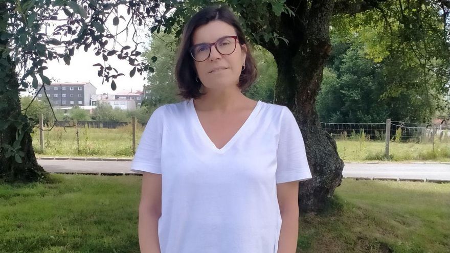 Patricia Martínez Vilariño, vecina de Teixeiro, sufre dermatitis atópica.  | // CEDIDA
