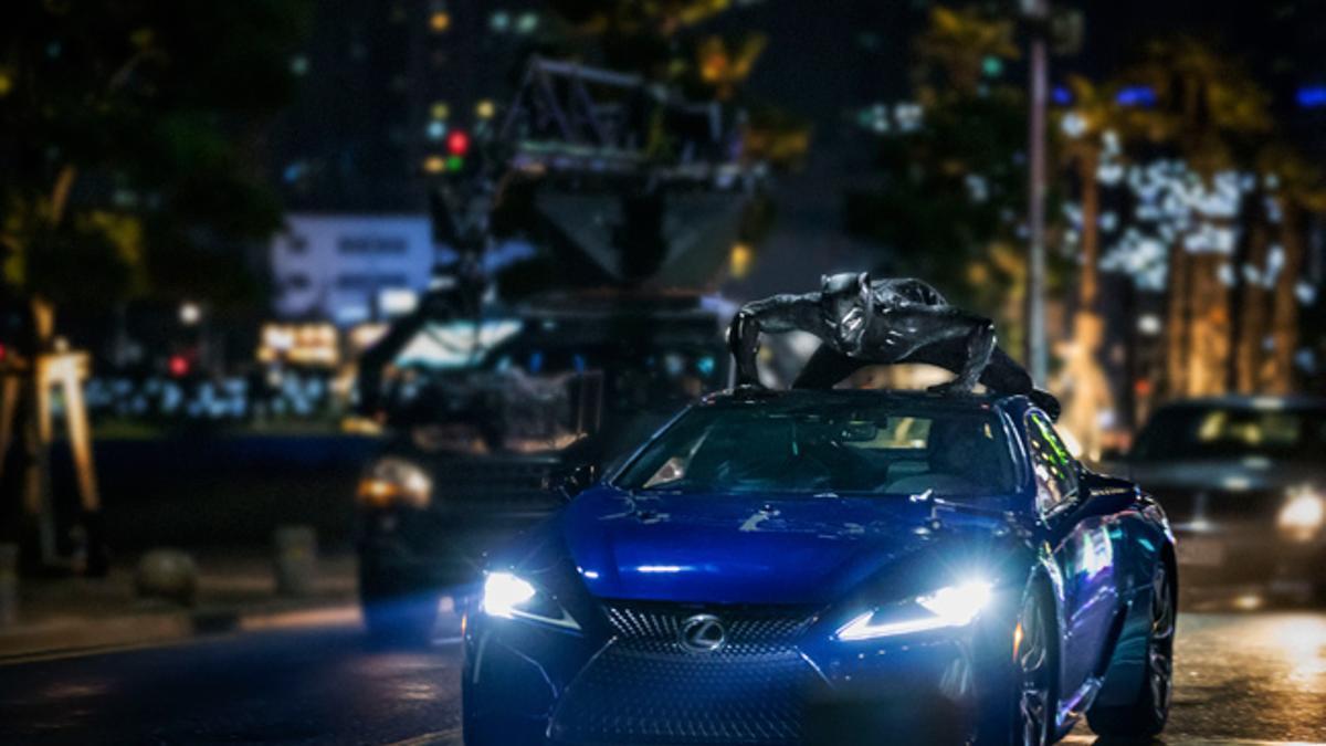 Lexus colabora en la cinta de Black Panther, de Marvel