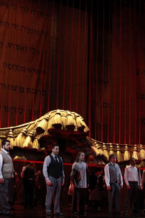 Ensayo general de la ópera Nabucco en Gijón