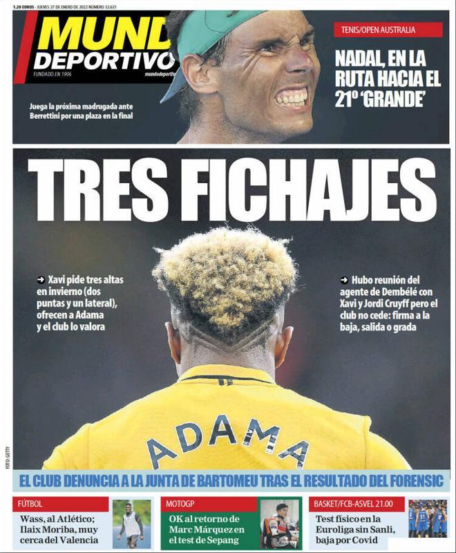 Estas son las portadas de la prensa deportiva de hoy