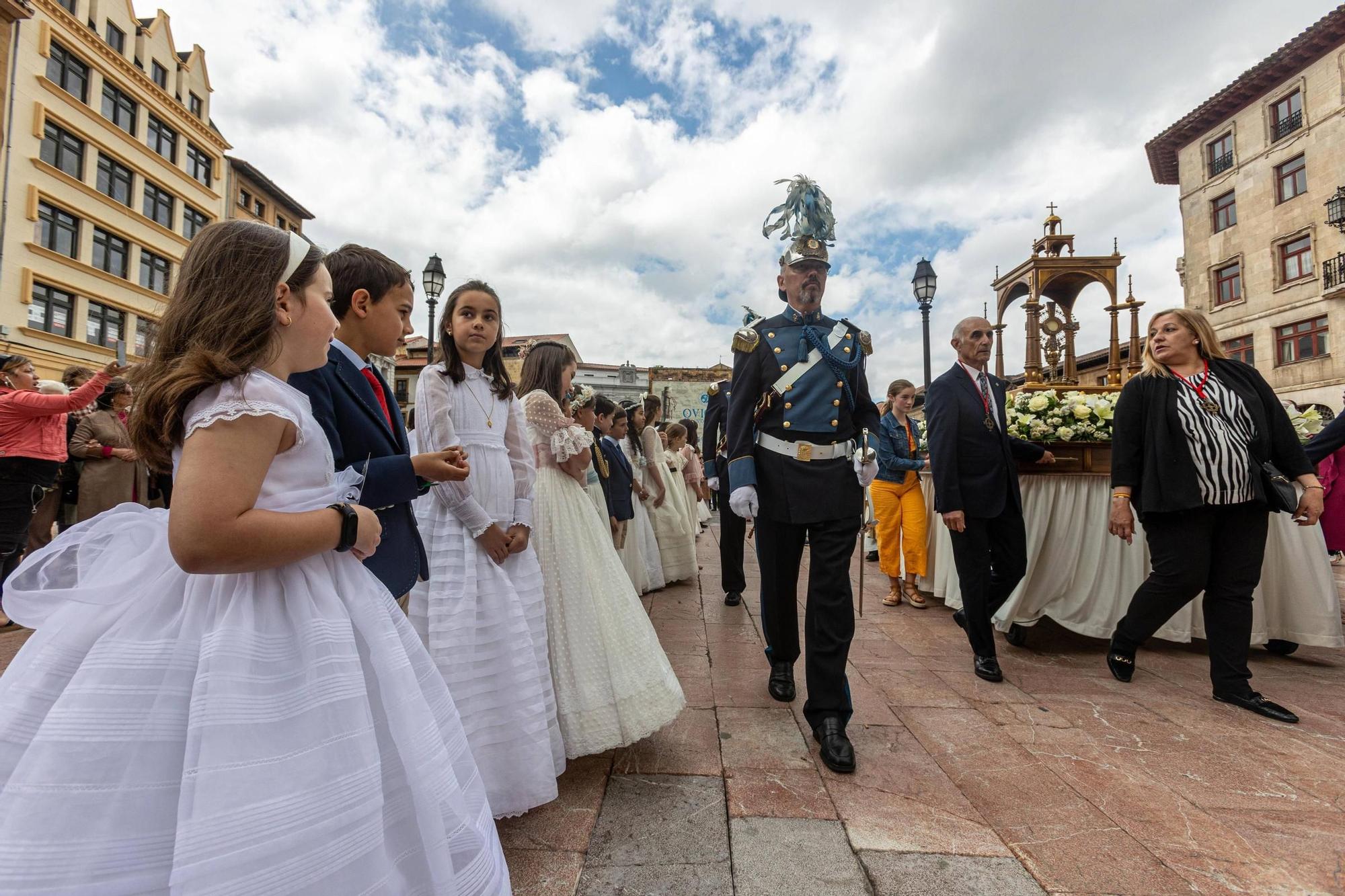 Celebración del Corpus en la Catedral de Oviedo