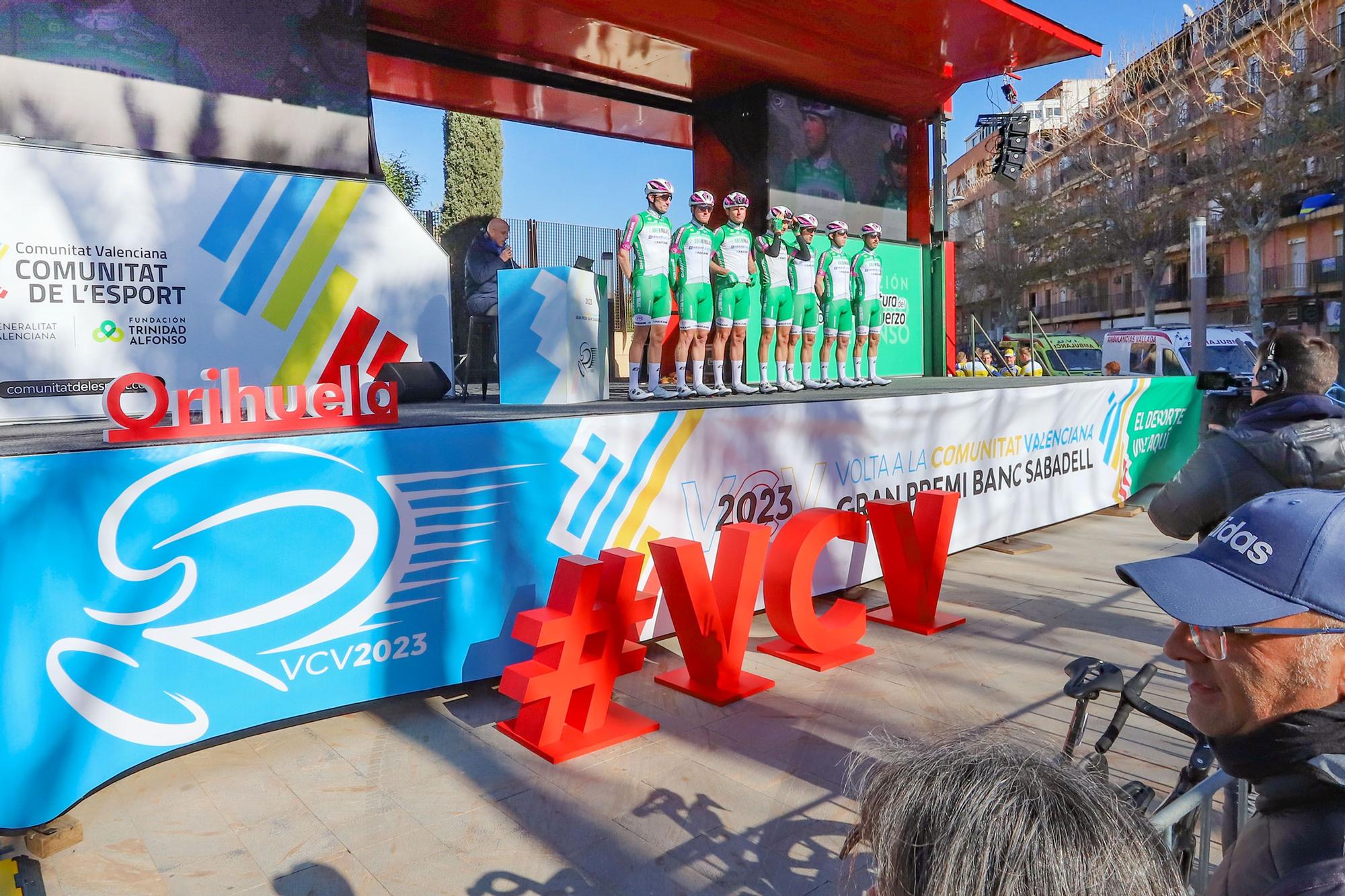 Salida de la 74 Vuelta Ciclista a la Comunidad Valenciana desde Orihuela