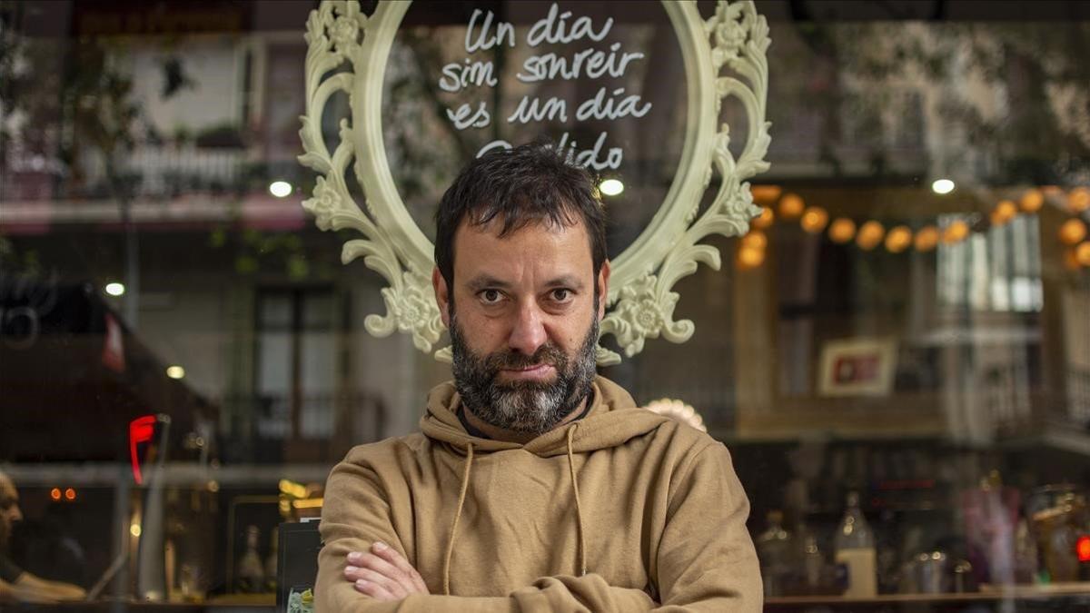 Jaume Pla, alias Mazoni, fotografiado en Barcelona