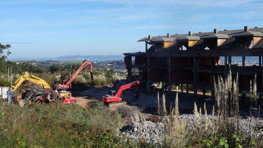 La Xunta derribó siete construcciones en la comarca durante todo el año pasado