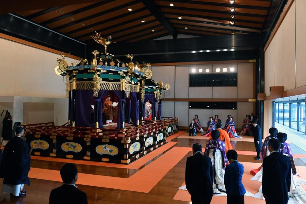 Ceremonia de entronización del emperador Naruhito