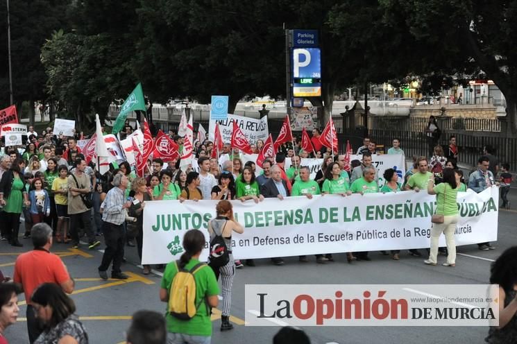 Manifestación contra la LOMCE en Murcia