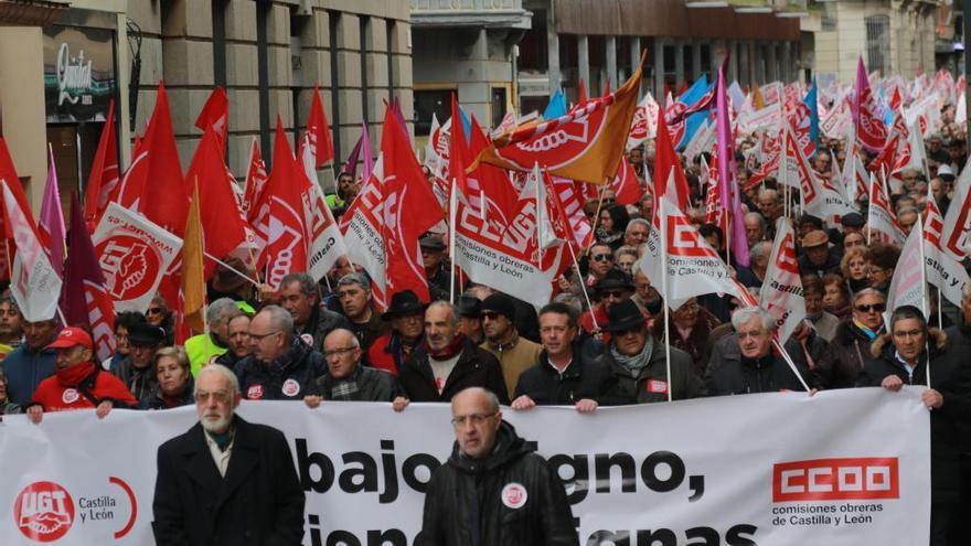 Una movilización de los sindicatos