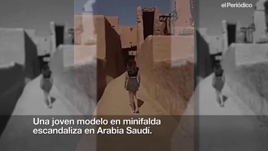 La policía saudí detiene a la joven de la minifalda