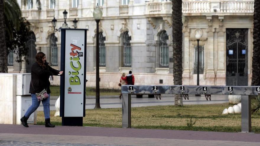 El servicio de préstamo de bicicletas lleva sin funcionar desde hace más de cinco años.