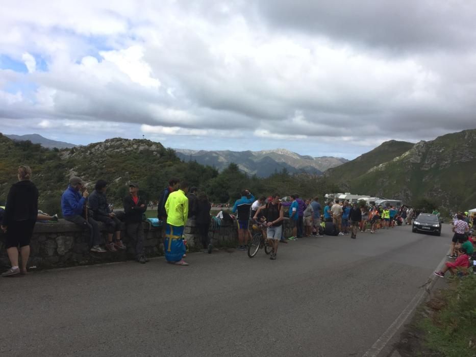 Vuelta ciclista a España. Lagos de Covadonga