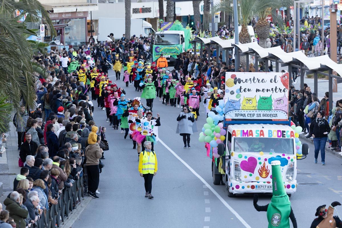 Mira aquí todas las imágenes de la rúa de Carnaval de Ibiza