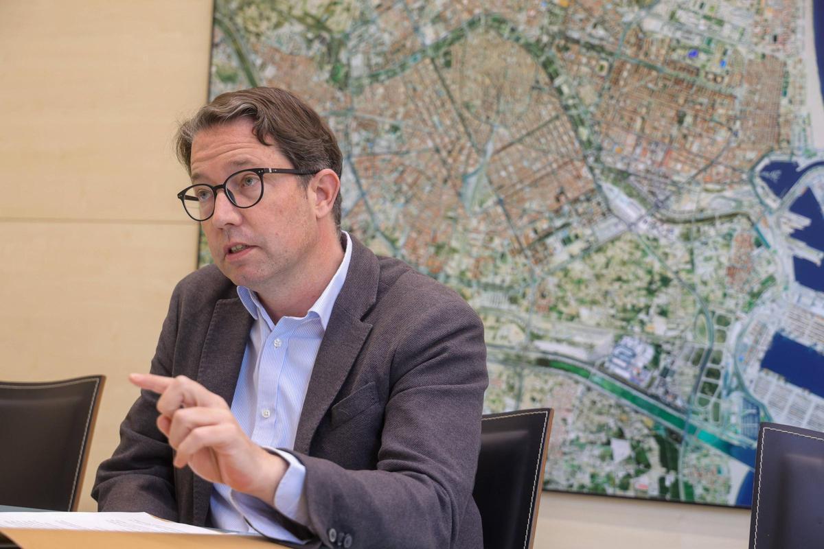 El concejal de Urbanismo de València, Juan Giner