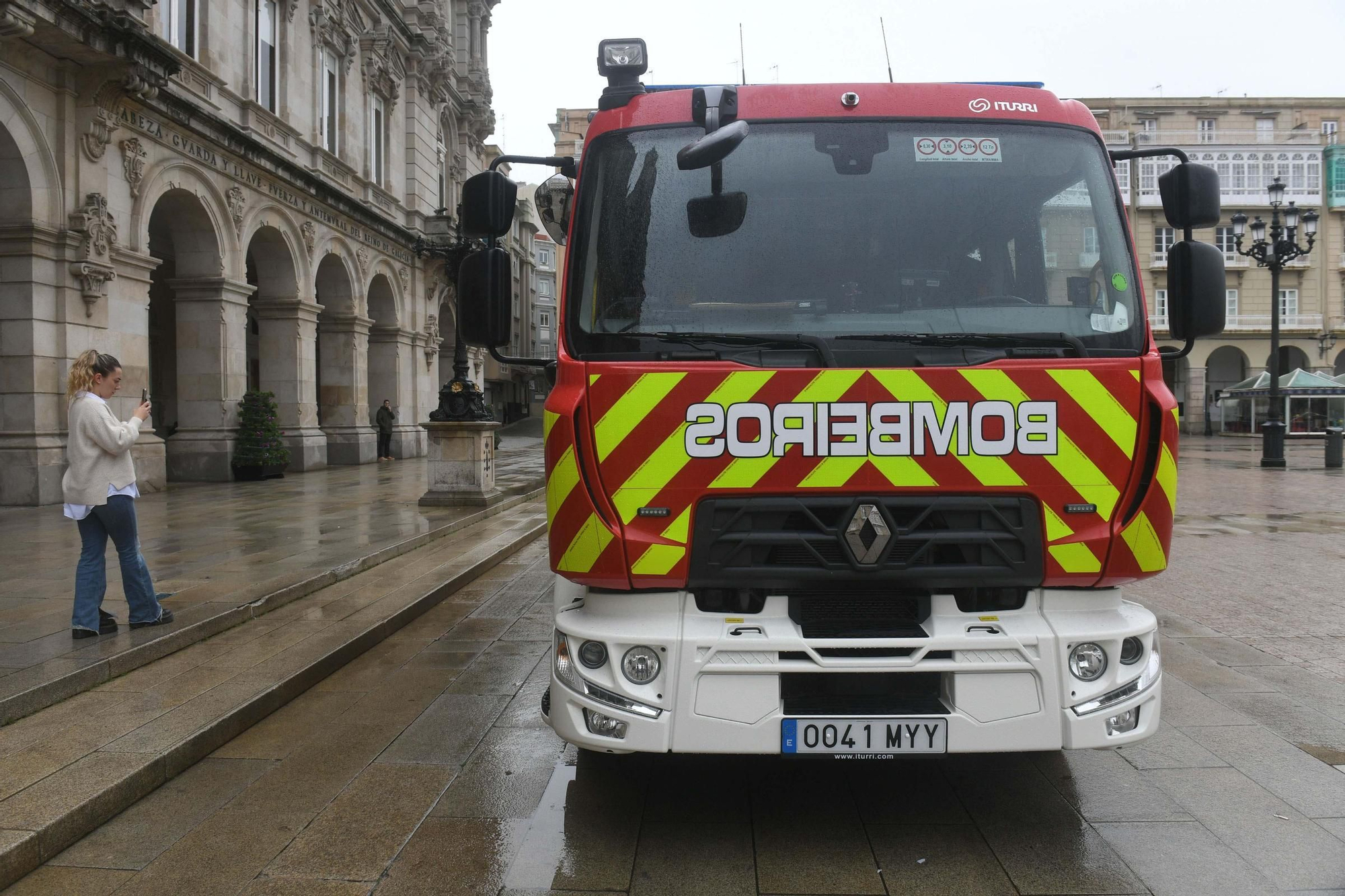 Nuevo vehículo en la presentación de la memoria de actividad de Bomberos