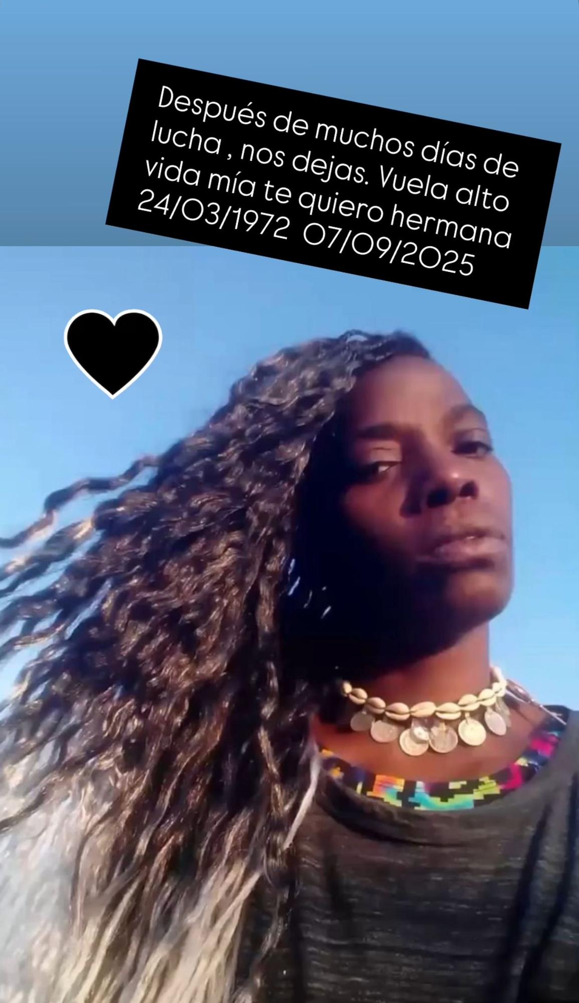 La hermana de Carolina Sobe, Dnoé Lamiss, ha fallecido a los 53 años