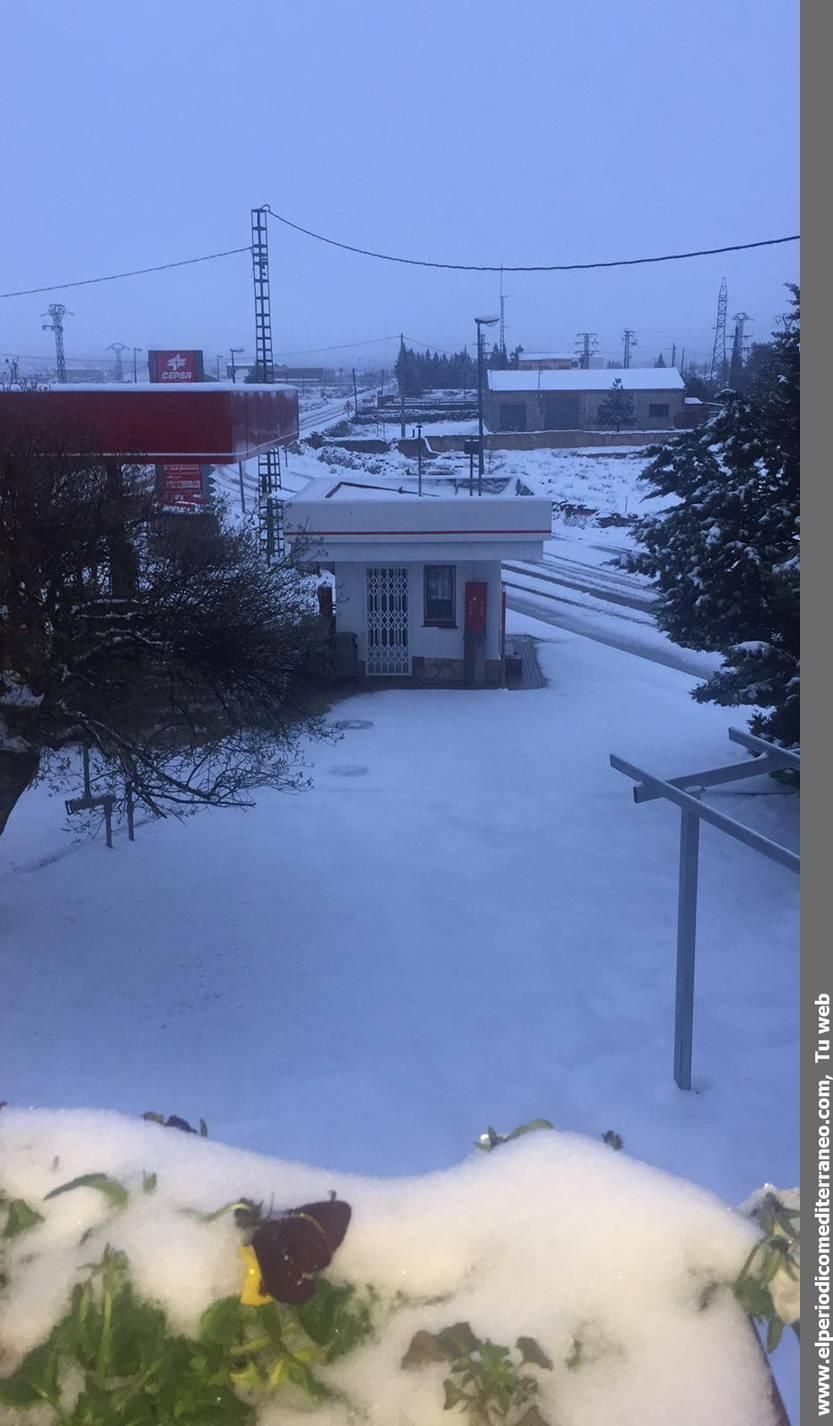 Nieve en el interior de Castellón