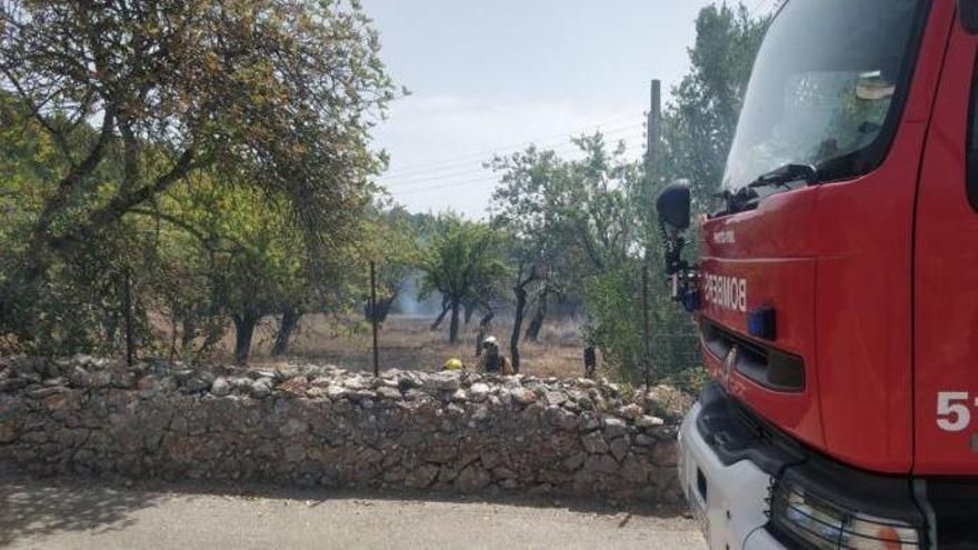 Die Feuerwehr ist am Samstag (8.6.) in Pollença im Einsatz