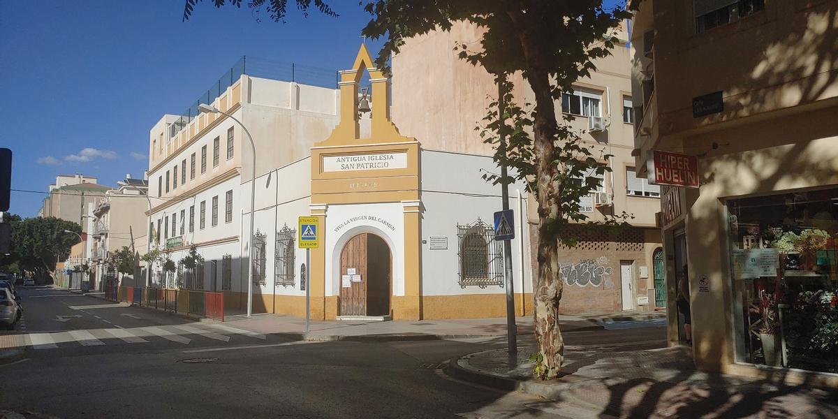 La capilla del Carmen, en la barriada malagueña de Huelin, perteneciente a la parroquia de San Patricio.