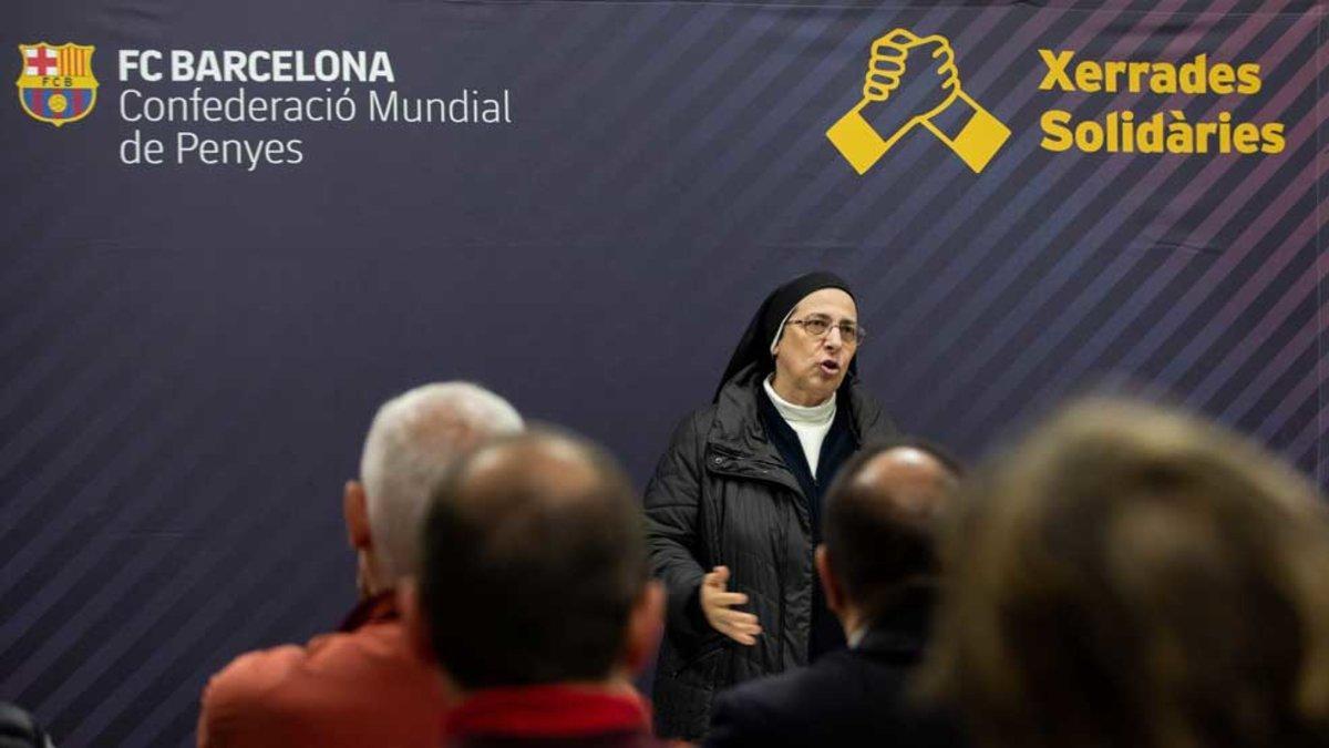 Sor Lucía Caram, en una charla sobre 'Invulnerables'