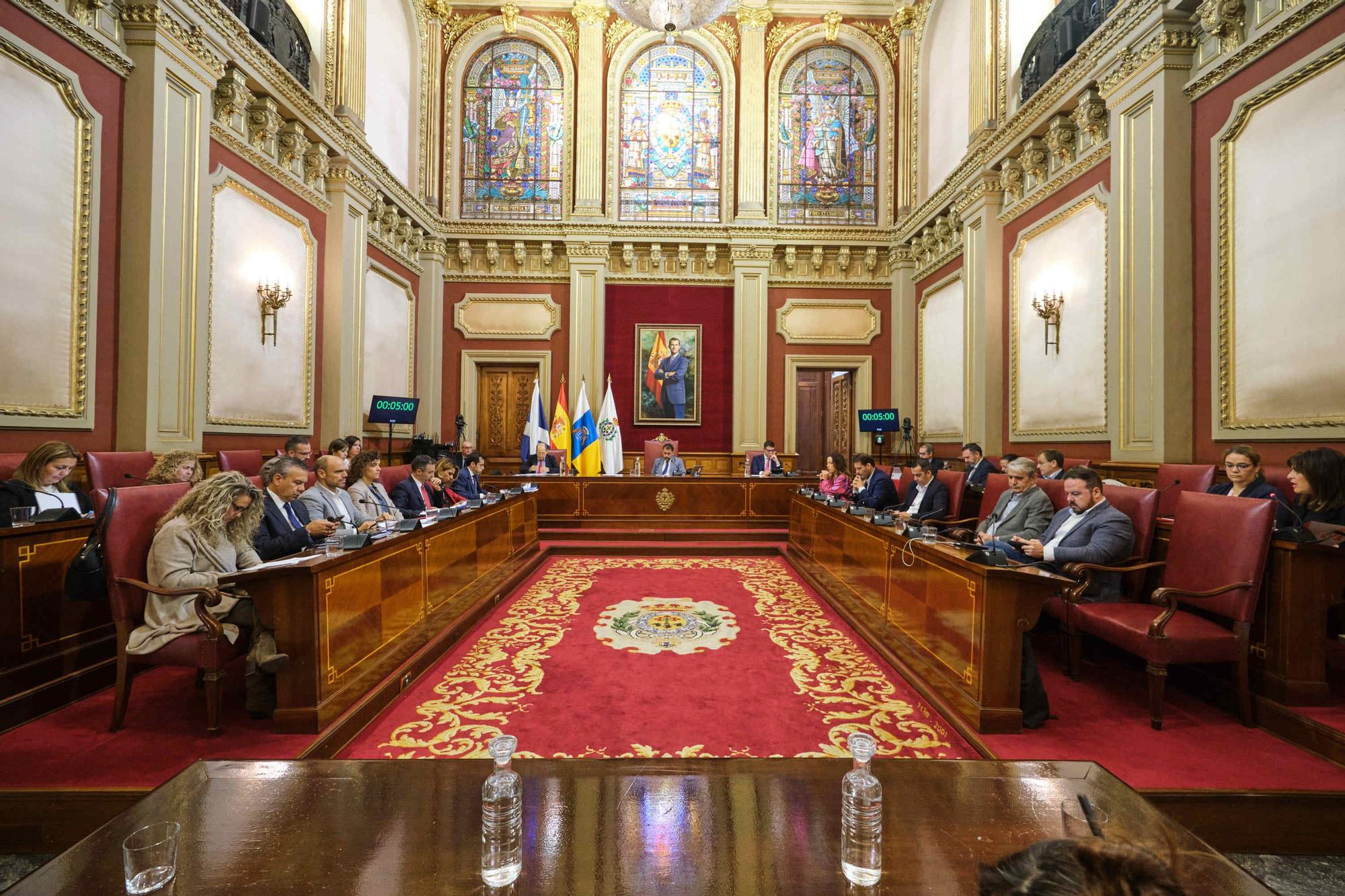 Pleno presupuestos en el Ayuntamiento de Santa Cruz de Tenerife