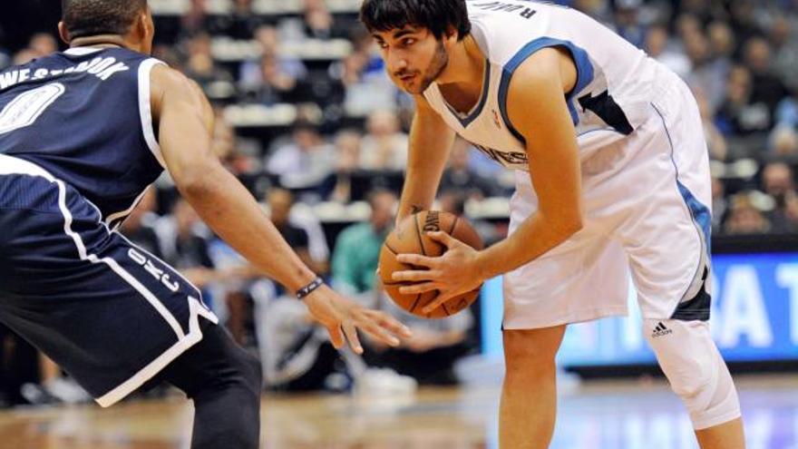 Ricky Rubio da el susto