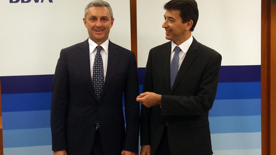 José Ballester y Rafael Doménech, ayer en la presentación del informe en Málaga.