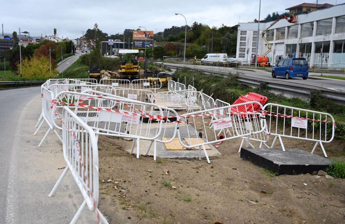 Otra zona afectada por las obras. | Rafa Vázquez