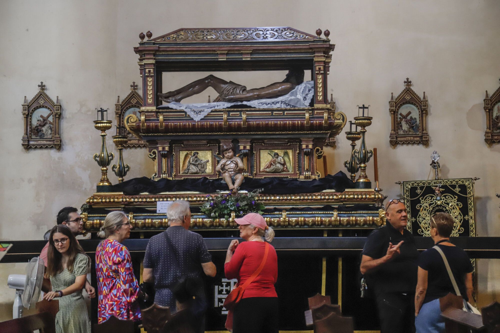 Córdoba  Previa y preparativos del Magno Vía Crucis Nuestro Señor Jesucristo del Santo Sepulcro, de El Carpio