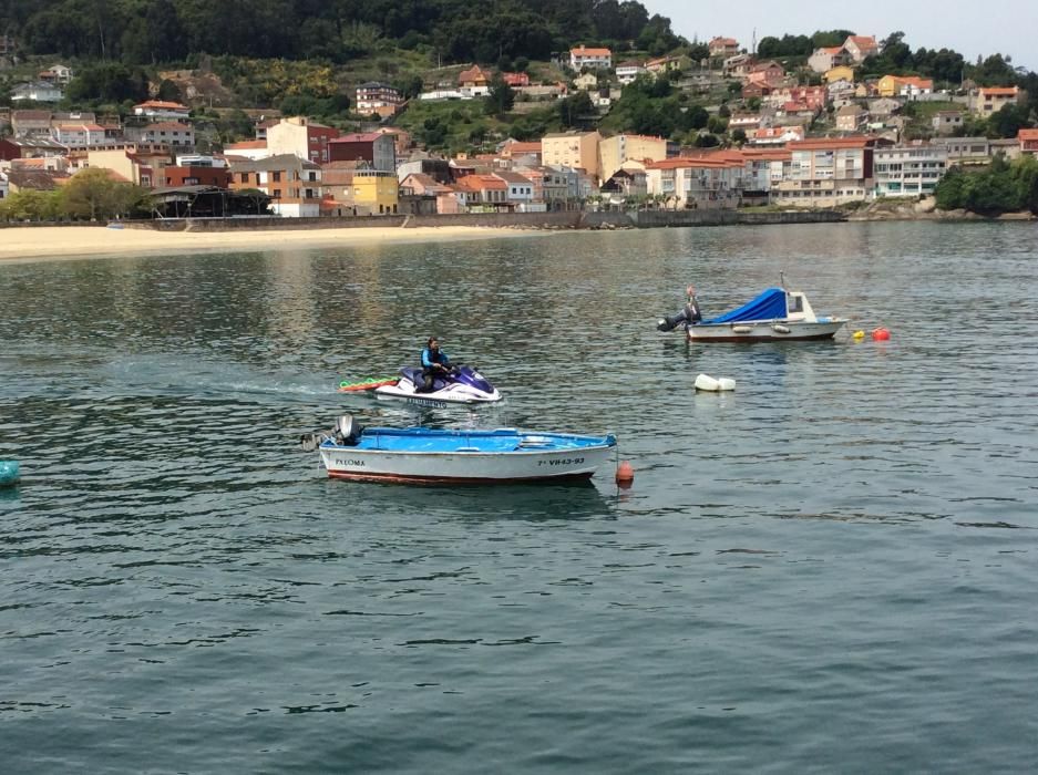 Rescate en la playa de Banda do Río