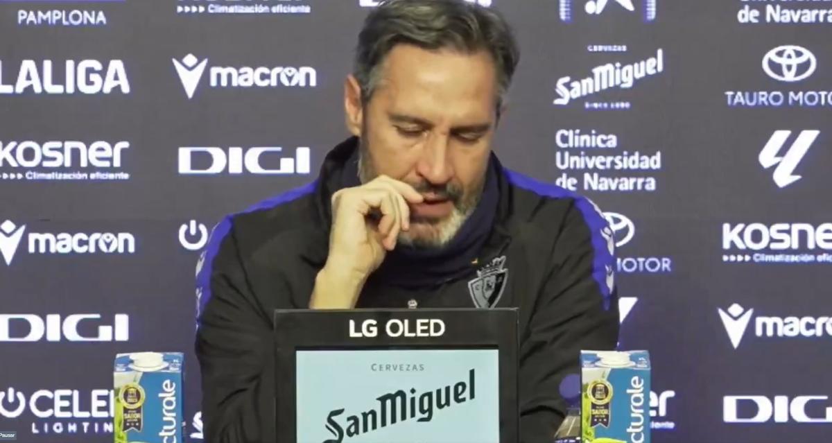 Vicente Moreno, entrenador de Osasuna y natural de Massanassa