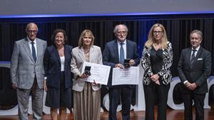 El Col·legi d’Economistes premia Antoni Brufau i Lluïsa Moret