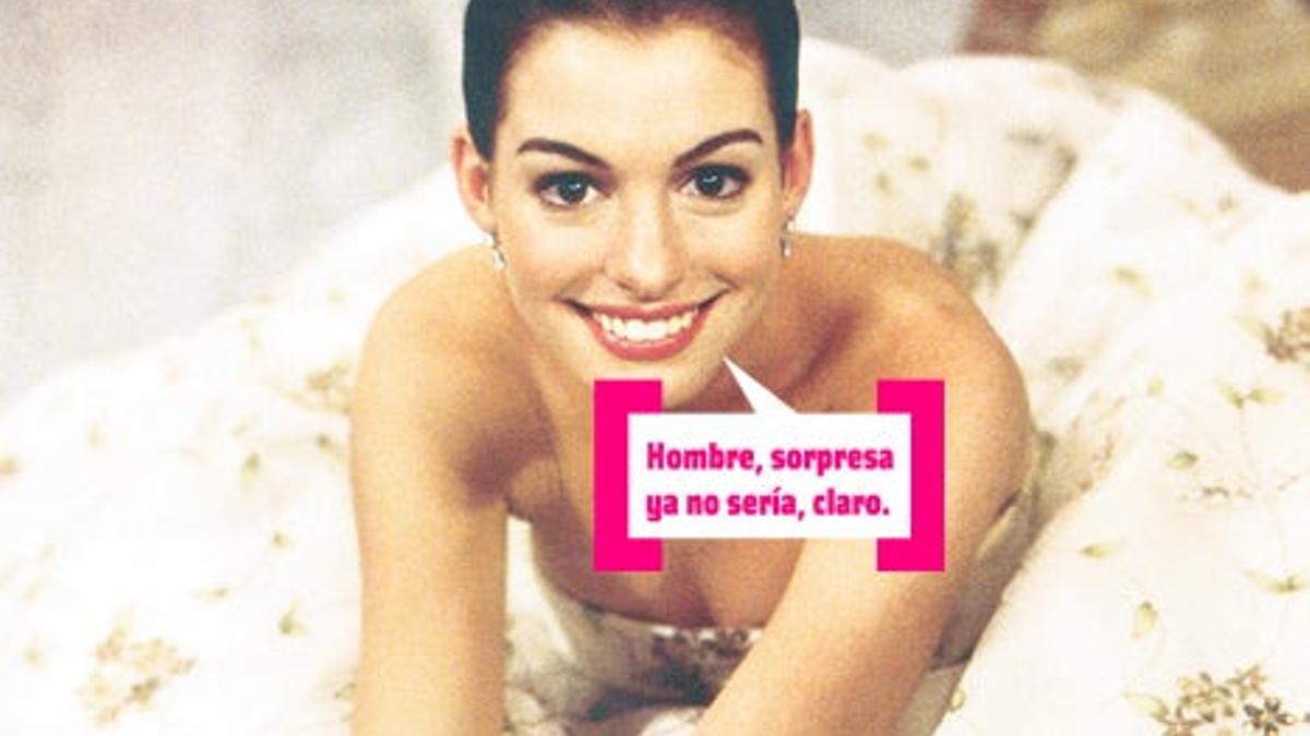 A Anne Hathaway no le pilla por sorpresa ser princesa