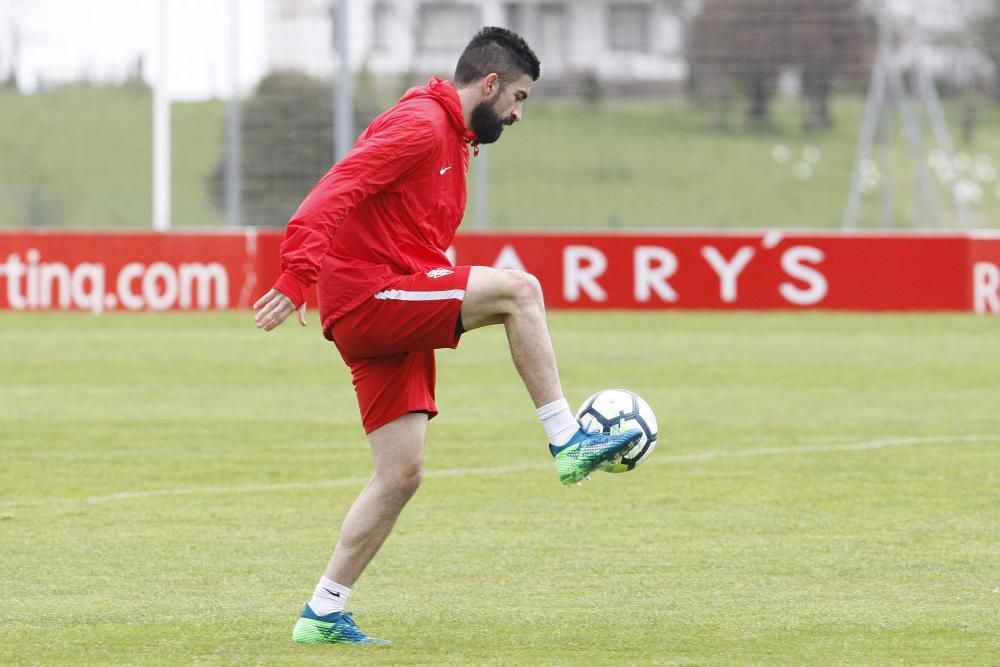 Entrenamiento del Sporting