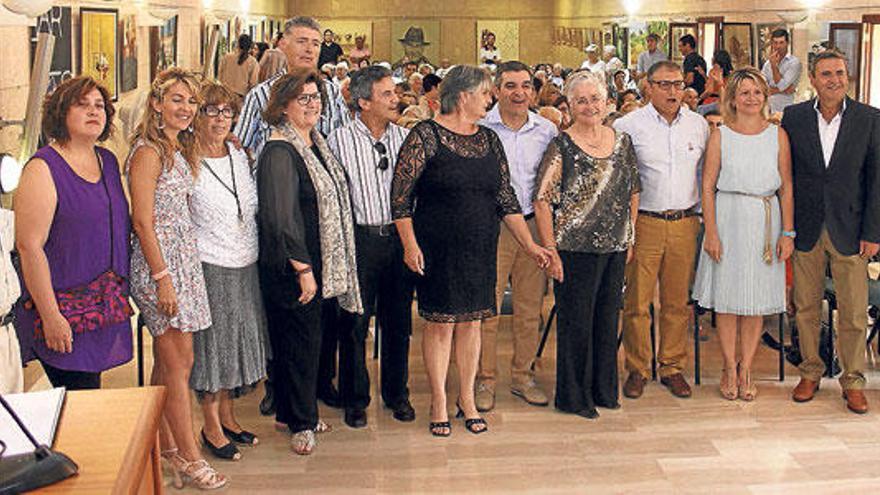 Reunión de la comisión con Joan Rotger, ayer.