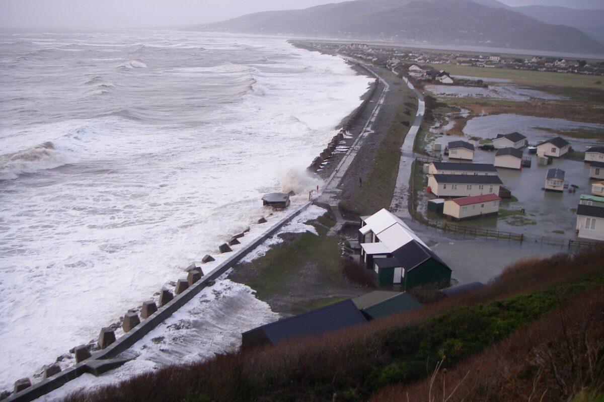 Fairbourne, en Reino Unido, amenazado por las aguas