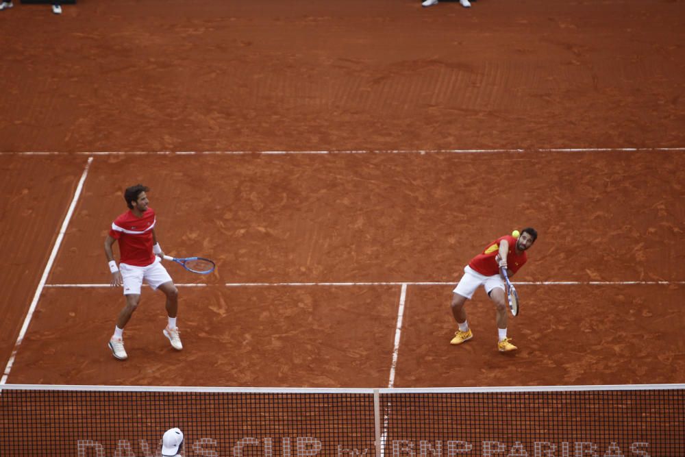 Partido de dobles España-Alemania