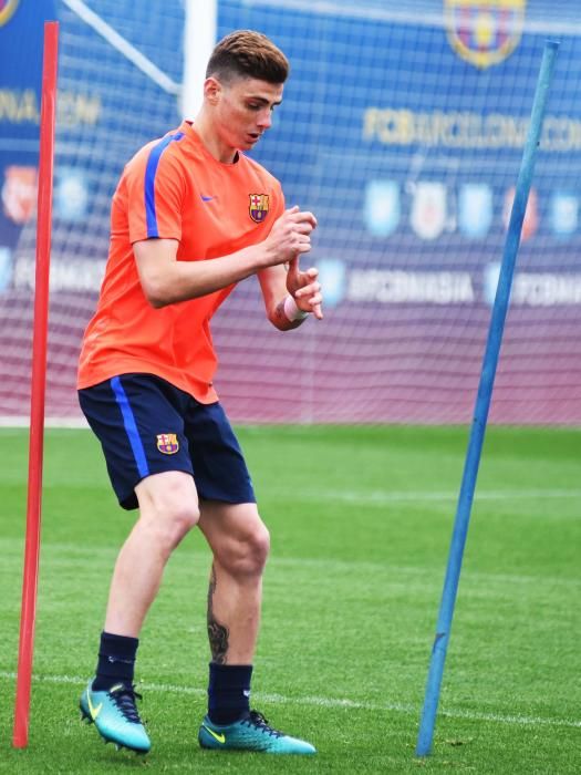 Entrenament del Barça juvenil