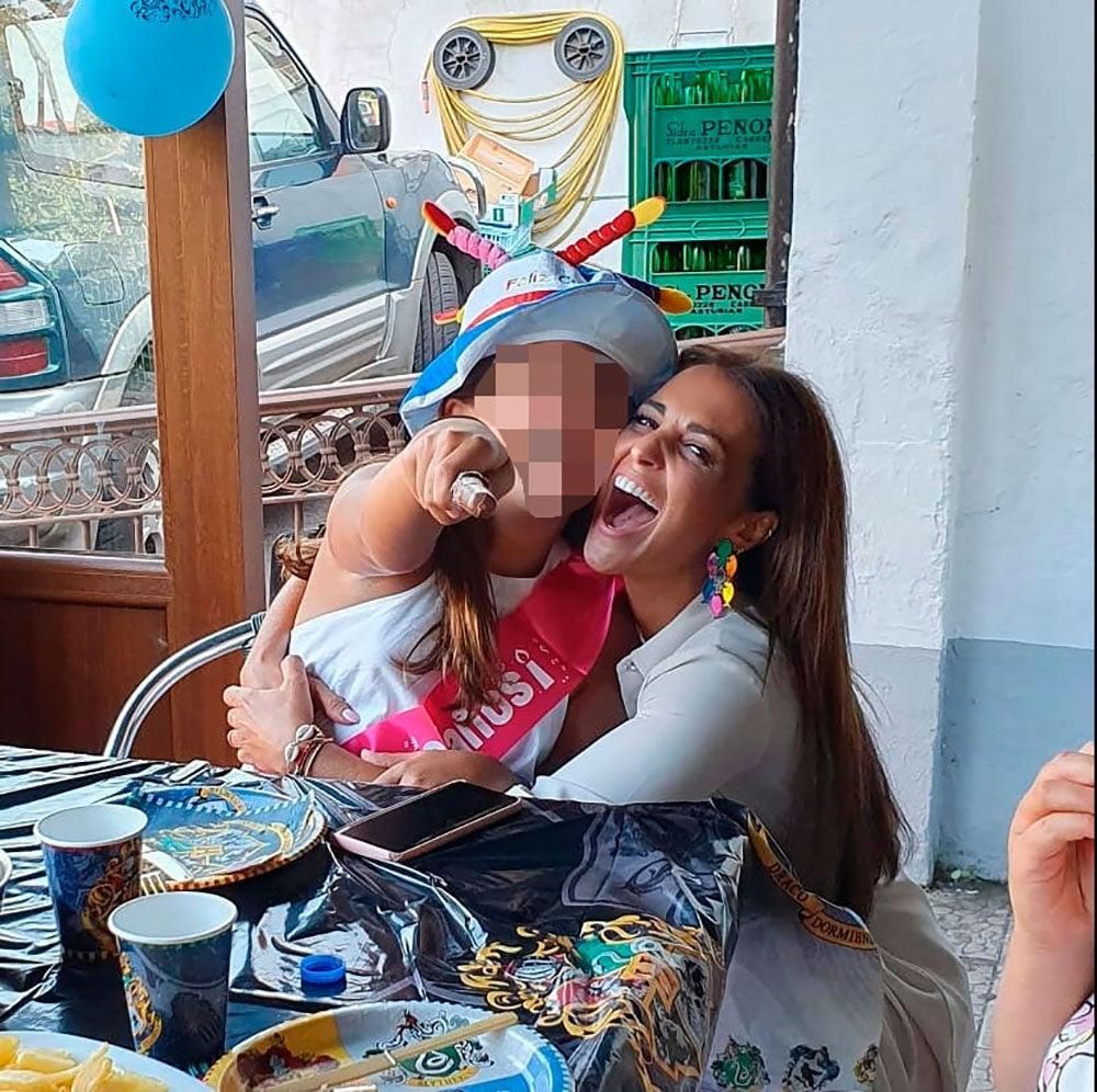 Paula Echevarría en el cumple de su hija Daniela