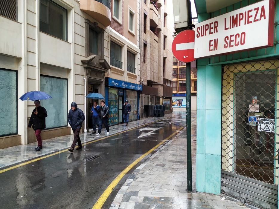 Imágenes de la lluvia en Murcia