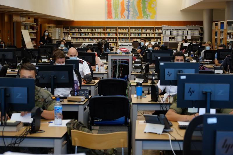 Equipo de rastreo Covid de la Biblioteca del Estado